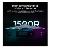 27 GAMEPOWER Vivid V60 27" Curved RGB Beyaz 240Hz 0.5ms Curved  VA Monitör 